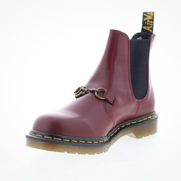 Dr. Martens Other - Dr. Martens NWB Size 12US Men's‎ Snaffle Needles Burgundy Leather Chelsea Boots